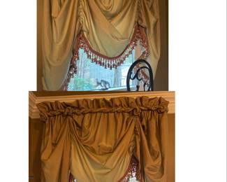 Custom drapes (hardware not included)
