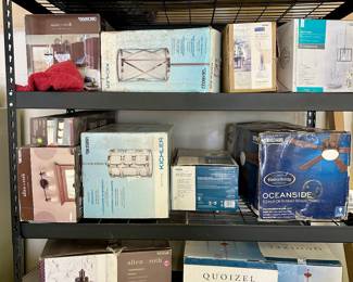 various light fixtures (new in box)