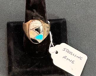 Men’s Sterling ring.