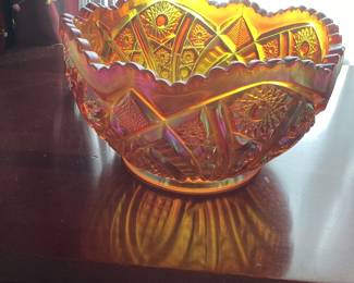 Vintage Maber Carnival glass
