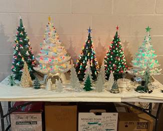 Beautiful ceramic Christmas trees
