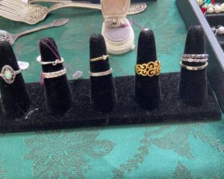 Rings, necklaces, bracelets and more!!  Collection includes some silver and gold pieces
