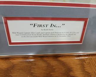 Artist Keith Ferris "First In" Art