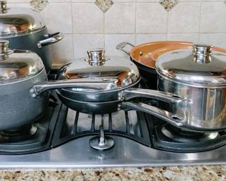 Misc pots and pans