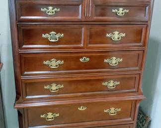 1 of 2 matching chest of drawers by Bassett