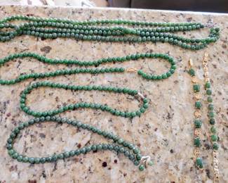 Jade jewelry bought in Taiwan during Vietnam War