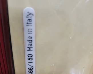 Red Scandalli Dry Tuning Accordion w/ Case 