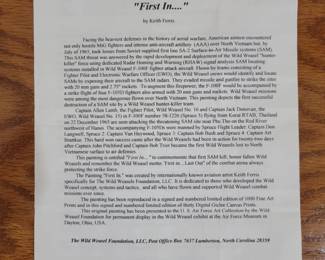 Artist Keith Ferris "First In" Art