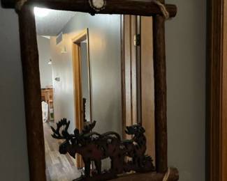 Moose mirror 33 x 25