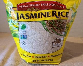 Jasmine rice 8 lb. bag, never opened