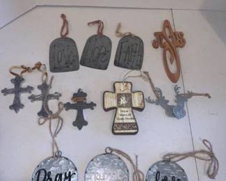 Various home decor. Crosses and more