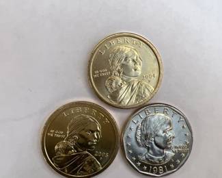 2005 P 1981 P 2004 P Sacagawea Dollar