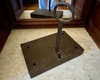 Large and Rare Door lock with key! SUPER hard to find and its enormous