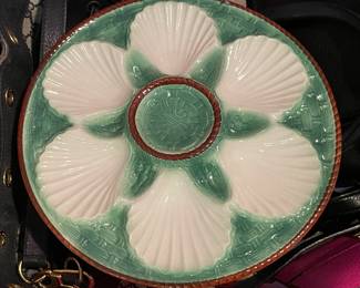 Oyster dish has been repaired.