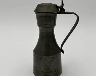 Small Pewter Flagon with Touchmarks