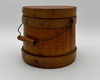 Wooded Sugar Firkin Bucket