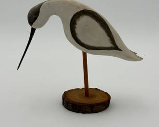 Wooden Shorebird by J. Gibber