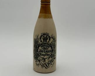 Moerlein's Advertising Stoneware Beer Bottle