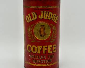 Old Judge Coffee Tin