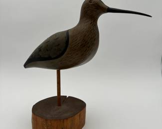 Hand Carved Shorebird by Pierre Constant