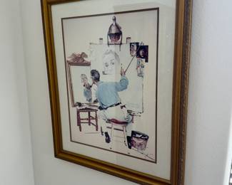Norman Rockwell limited ed Lithograph with paperwork