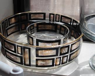 Jeannette chip and dip bowl