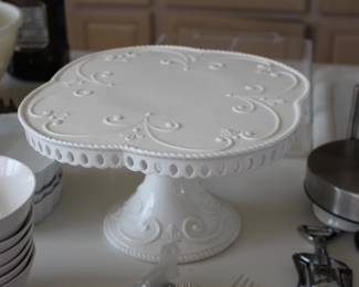 Lenox Swedish Lodge cake plate