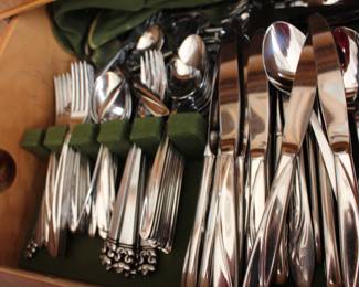 Vintage silverware set from Japan