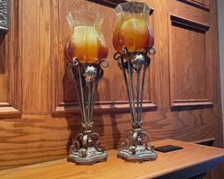 . . .  accent candle holders