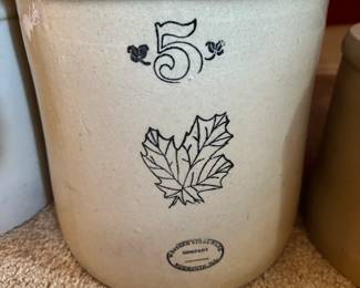 Western Stoneware Maple Leaf - 5 gallon