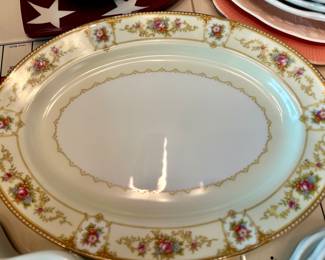 Vintage Noritake oval serving plate
