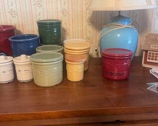 So much longaberger ceramics (and baskets!)