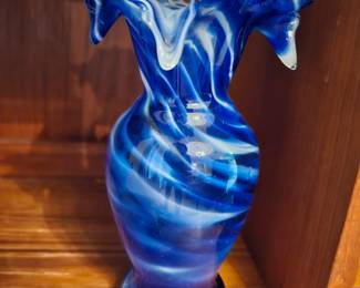 Cobalt blue vase 