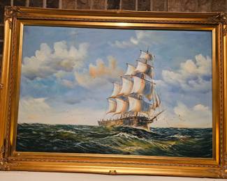 Large original oil painting