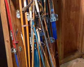Assorted Vintage Skiis