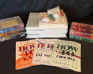 Cross Stitch Craft Supplies Embroidery Thread, How To Books 