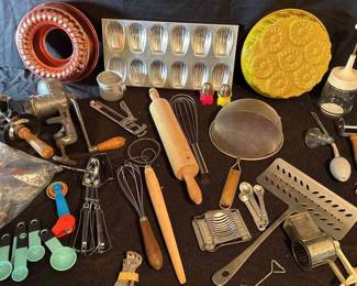 Vintage Kitchen Items, Molds More