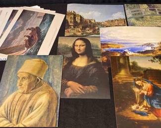 Assorted Art Prints American Italian  Mona Lisa, The Met  More 