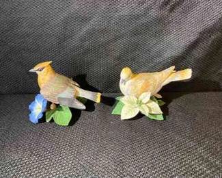 Lenox Birds Cedar Waxwing And Turtle Dove