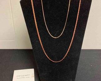 Copper Colored Necklaces