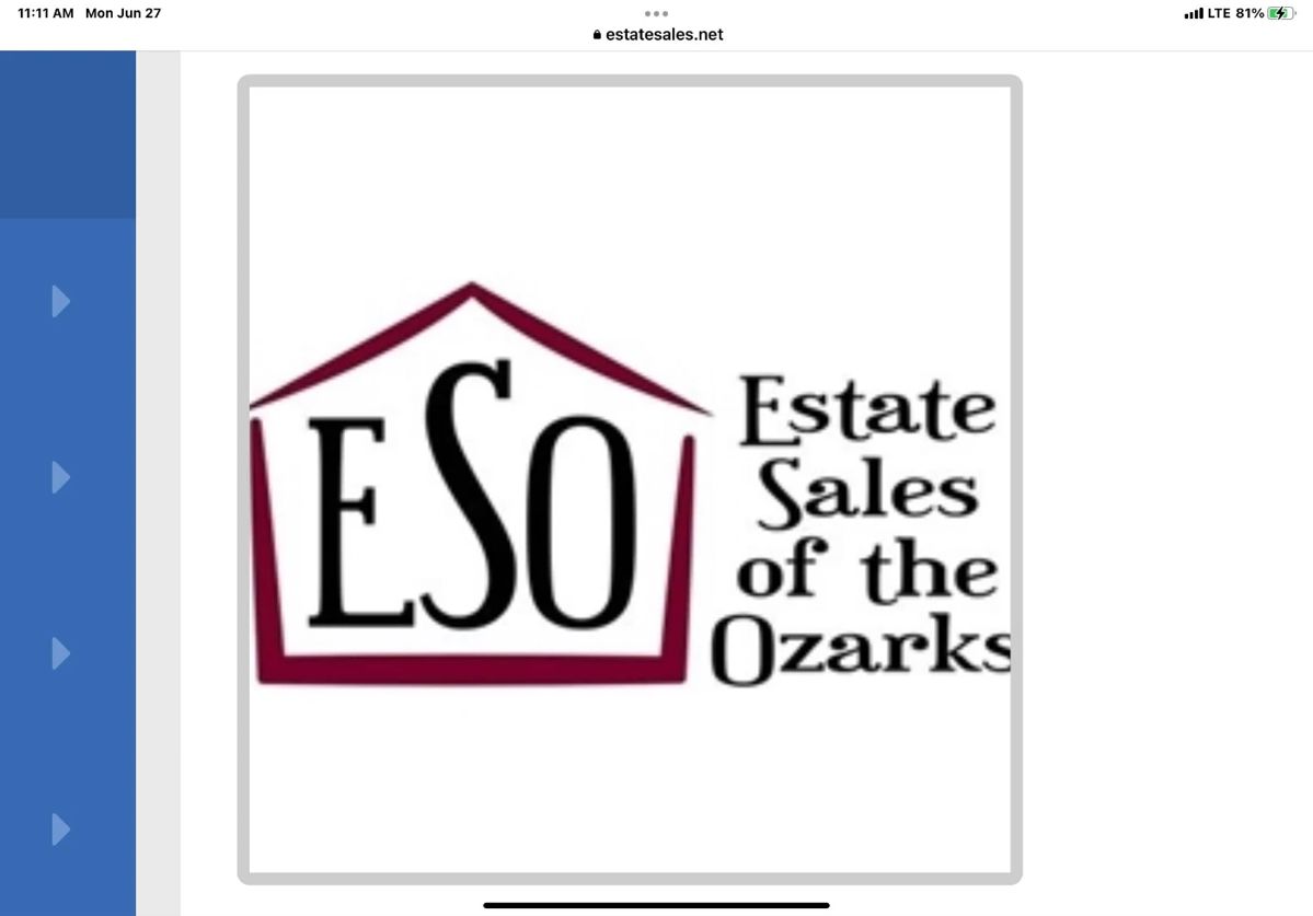 ESO - Springfield’s First Estate Sale Company - 17+ years and still going Strong!