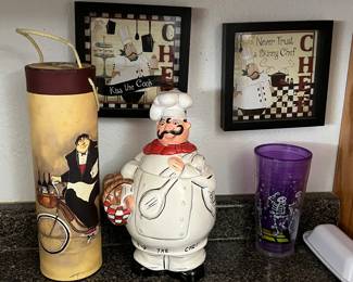 Chef Cookie  jar and home decor