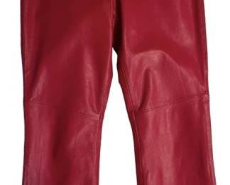 Red Leather Pants