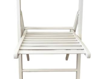 White Folding Chair