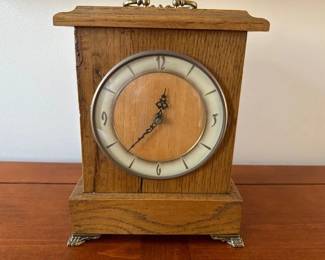 Oak clock
