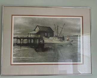 Kenneth Harris signed print