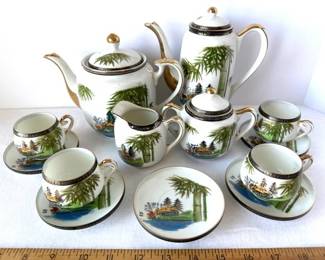 Hayasi Fine China tea set, Japan