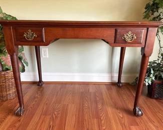 Chippendale ball and claw foot table