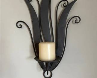 Metal wall sconces
