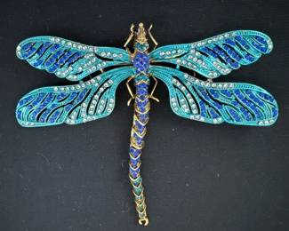 Vintage dragonfly brooch